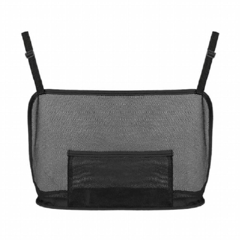 Large Capacity Car Seat Net Pocket Handbag Purse Holder Bag Organizer Storage Pet Net Barrier Dog Pouch Between Back Seats 885677460186