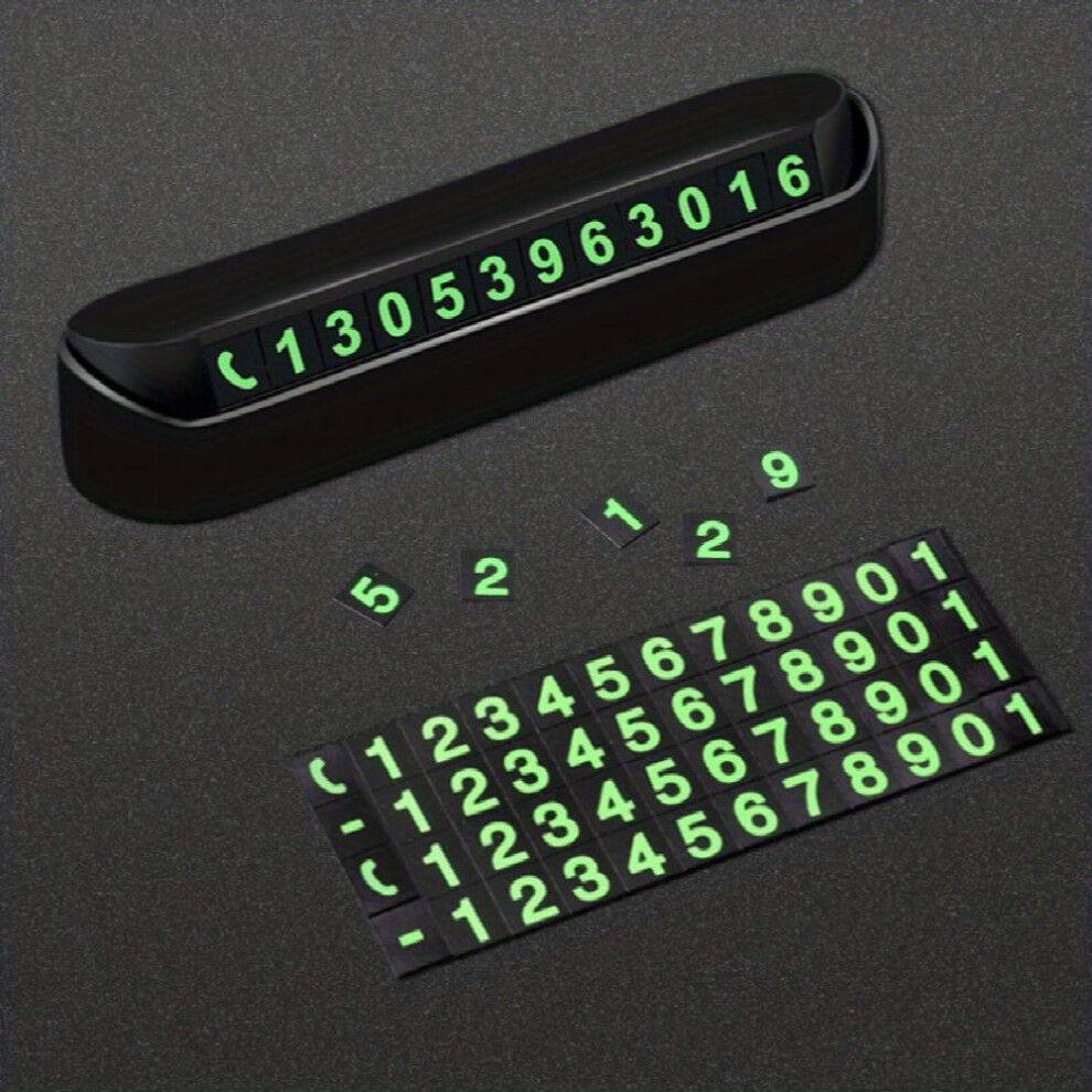 Temporary Parking Mobile Phone Mobile Phone Moving Number Plate Decoration Vehicle Moving Number Plate 885677460285