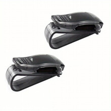 2pcs Mini Portable Sunglasses Clip Durable Eyeglasses Mount Clip Small Ticket Clip Universal Compatible For Car Sun Visor