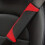 Carbon Fiber Leather Car Seat Belt Shoulder Protector Protective Cover 3