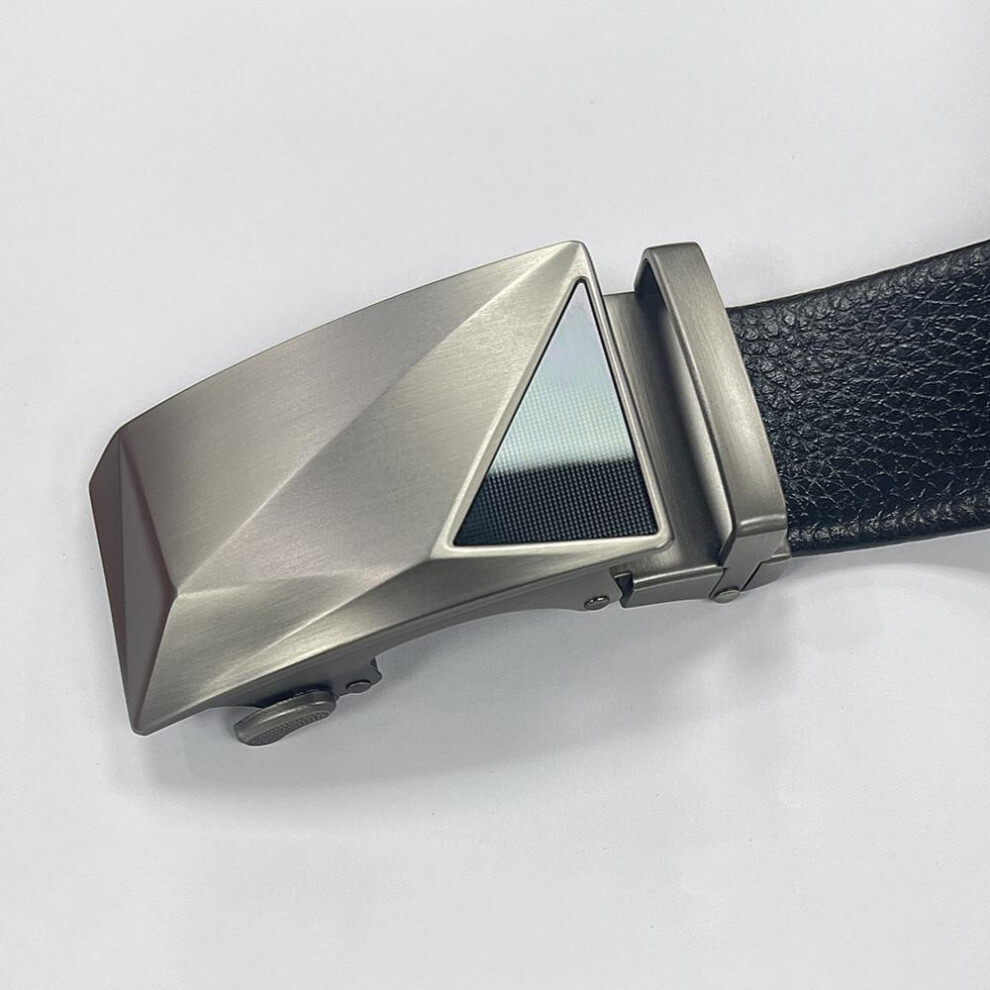 1pc Extra Long Classic Ratchet Belt Mens Leather Comfort Adjustable Belt Casual Dress Automatic Buckle Leather 1 38 Wide-image-OPC-PC6CRJ7-NEW
