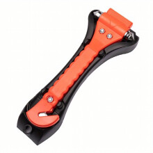Stay Safe On The Road 2 in 1 Emergency Escape Tool Car Safety Hammer with Window Breaker & Seat Belt Cutter