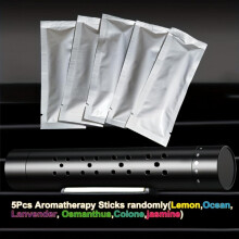 5 Flavor Car Air Vent Perfume Clip Adjustable Aromatherapy Stick for a Refreshing Fragrance