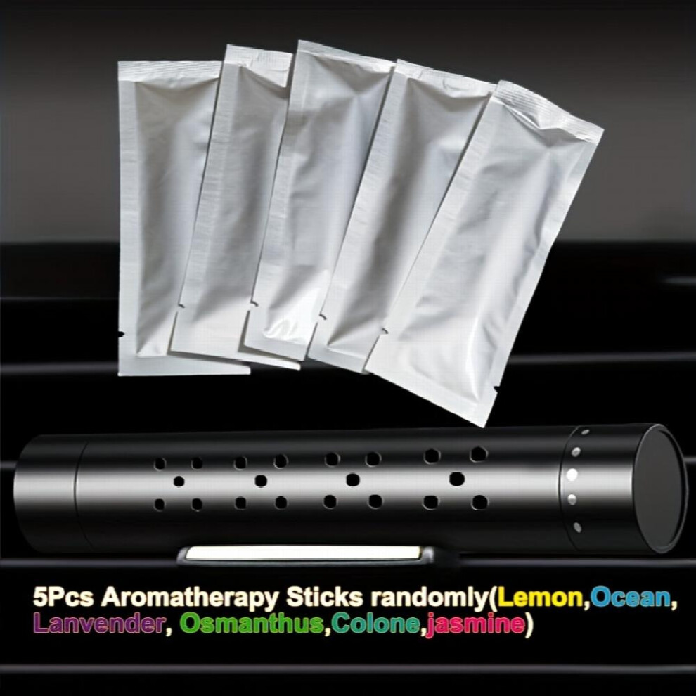 5 Flavor Car Air Vent Perfume Clip Adjustable Aromatherapy Stick For A Refreshing Fragrance 885677460698