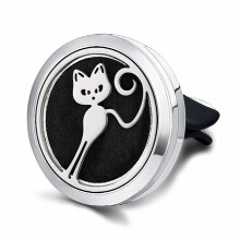 Aromatherapy Locket Car Diffuser Air Freshener Purifier With 10pcs Pads Randomly