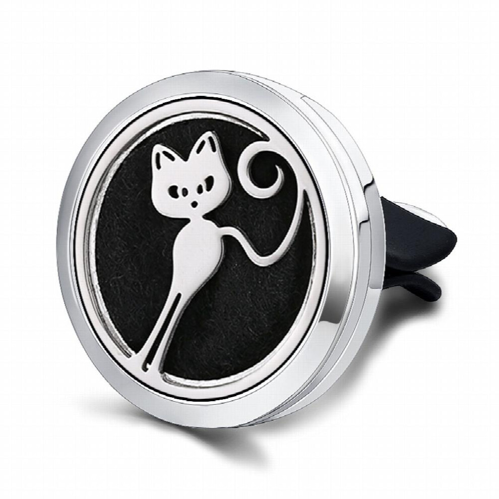 Aromatherapy Locket Car Diffuser Air Freshener Purifier With 10Pcs Pads Randomly 885677460742