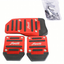 Car Anti slip Foot Pedal Manual Block Brake Clutch Pedal Striped Foot Pedal Decoration Plate For Car