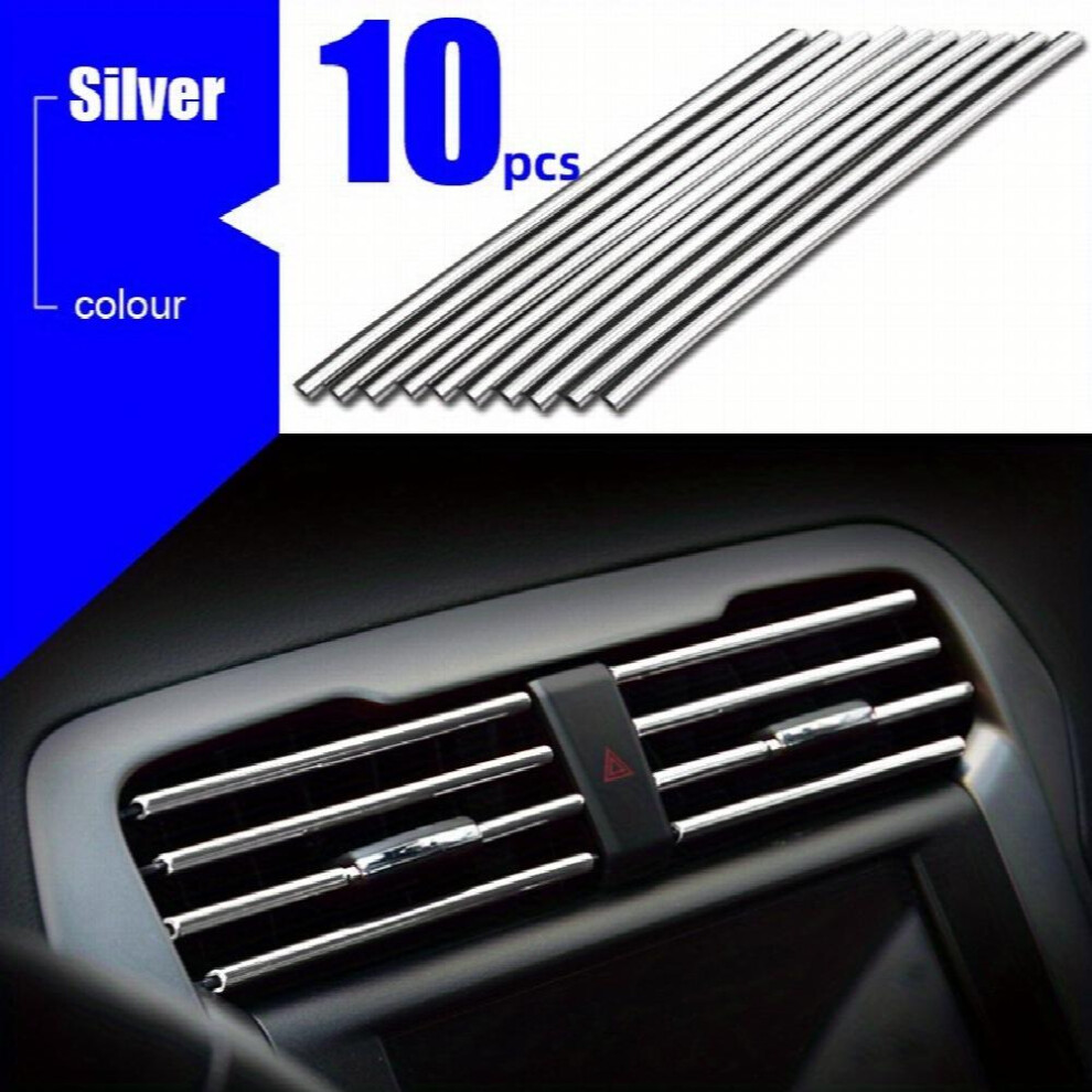 Air Outlet Decorative Strip Car Interior Decorative Strip Universal U Shaped Car Air Conditioning Outlet Decorative Soft Strip Accessories Interior 885677460995