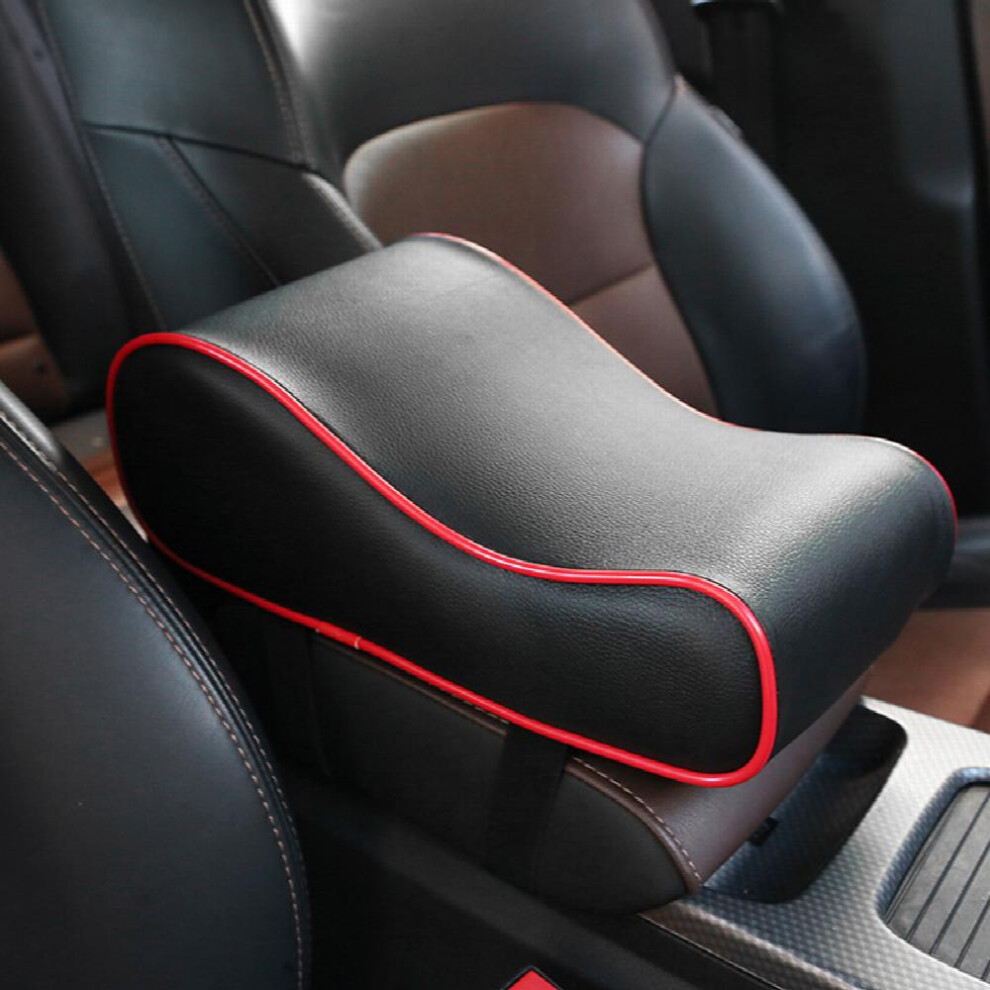 Car Armrest Box Pad Memory Foam Heightened Central Pad Car Interior Universal Leather Pad Hand 885677461190