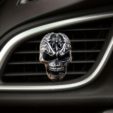 Car Air Freshener Skull Car Perfume Natural Scent Air Conditioner Aromatherapy Clip Car Deodorant Car Decoration