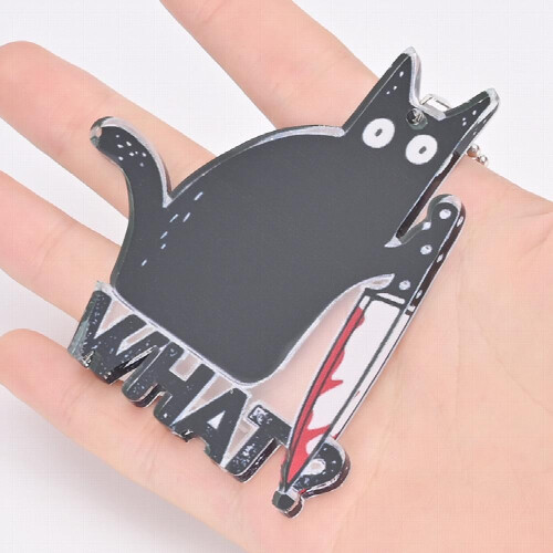 Cat Killer Car Interior Decoration Pendants Window Hanging Decorations 2