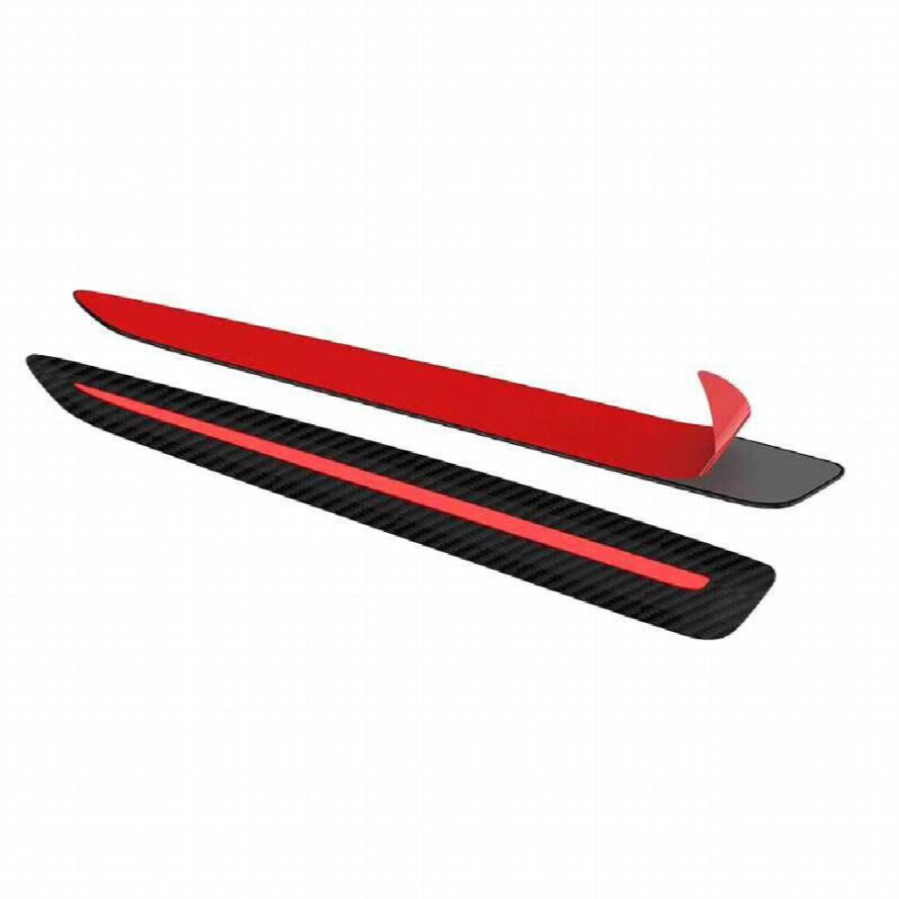 2Pcs Car Bumper Protection Strip Prevent Scratches & Collisions Soft Rubber Sticker 885677461824