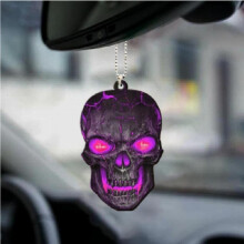 Halloween Skull Shaped Car Pendant Car Interior Decoration Accessories