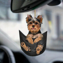 Add Some Fun to Your Car with This Puppy Rearview Mirror Pendant