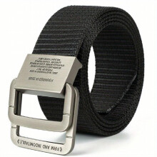 Double ring Nylon Casual Belt For Young People Outdoor Belt