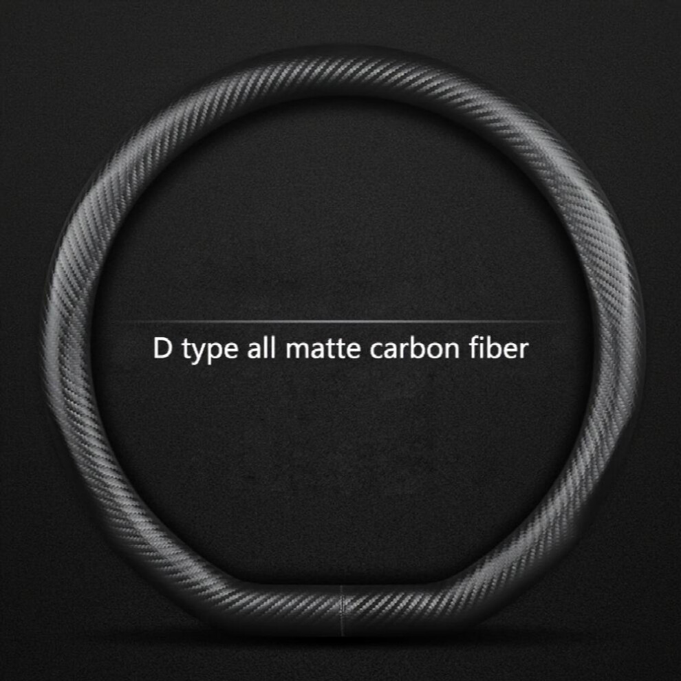 Upgrade Your Cars Interior With A Matte Carbon Fiber Steering Wheel Cover Grain 885677463286