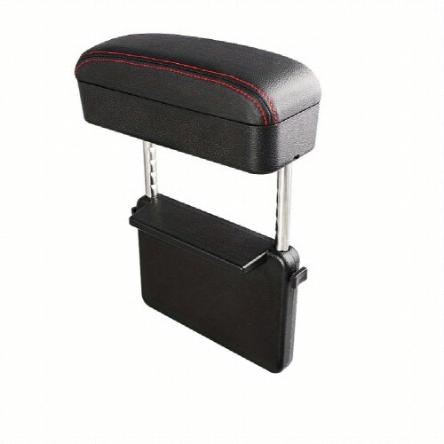 Car Armrest Box Elbow Rest Pad Arm Rest Extender Universal Console Storage Organizer Adjustable Height Elbow Support