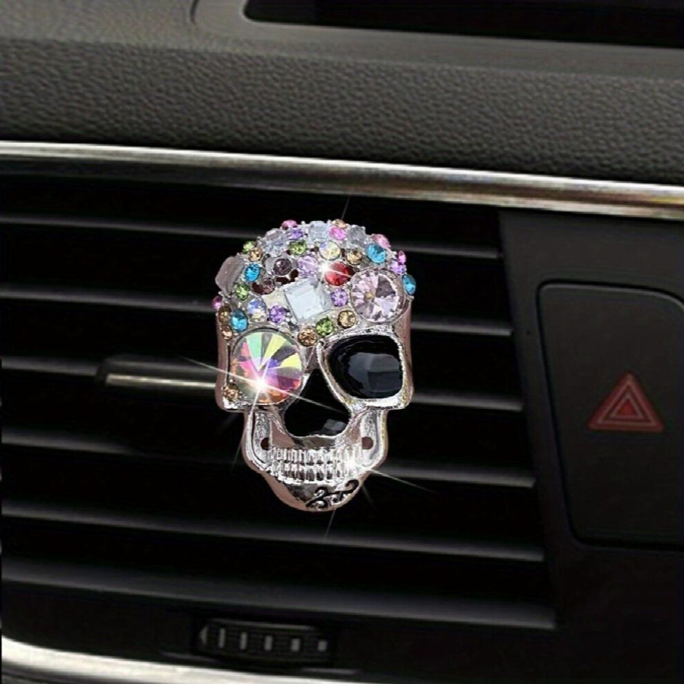 Creative Car Air Freshener Resin Skull Auto Air Conditioning Air Outlet Fragrance Clip Decoration Ornaments Car Perfume 885677463552