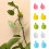 10pcs Random Colors Glasses Cable Power Cable Charging Cable Rubber Seat Self adhesive Mini Hook Car Interior USB Cable Storage Rack 4