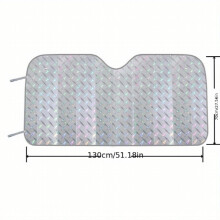 Car Sunshade Front Gear Thickened Laser Sunshade Summer Sun Protection Heat Insulation Sun Visor
