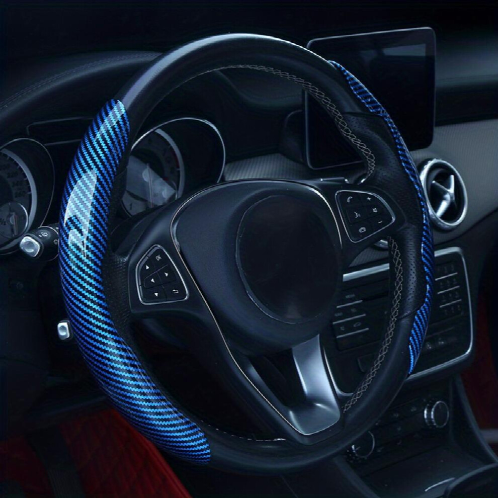 Semi And Ultra Fiber Universal Car Steering Wheel Cover For All Seasons 885677463934