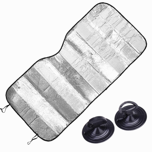Protect Your Car from UV Rays with this Foldable Aluminum Foil Windshield Sunshade