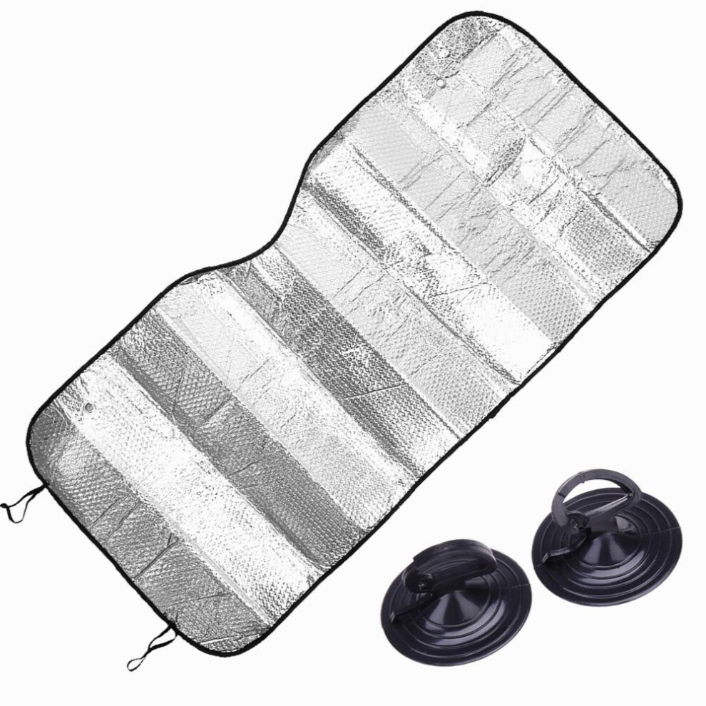 Protect Your Car From Uv Rays With This Foldable Aluminum Foil Windshield Sunshade 885677464061