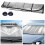 Protect Your Car from UV Rays with this Foldable Aluminum Foil Windshield Sunshade 4
