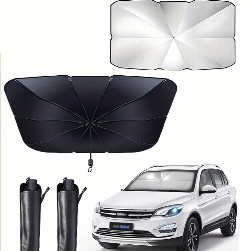 Keep Your Car & Protected With Our Foldable Car Windshield Sunshade Fits All Sizes 1