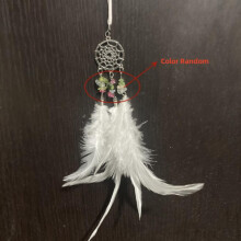 Home Decor Car Pendant Dream Catcher With Feathers Wall Ornament Craft Wind Chime Home Womens Bag Pendant Wall Hanging Decoration
