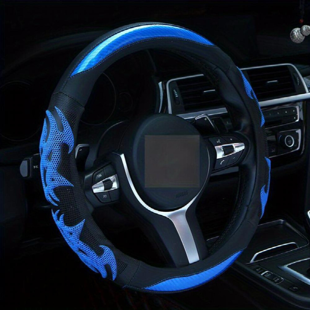 Car Steering Wheel Cover Universal Leather Film Sports Four Seasons Universal Car Interior Accessories 885677464832