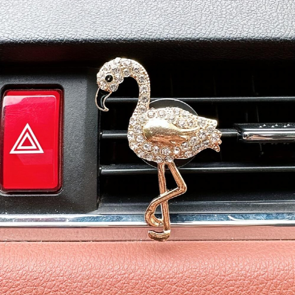 1Pc Car Flamingo Air Outlet Aromatherapy Clip 885677465440