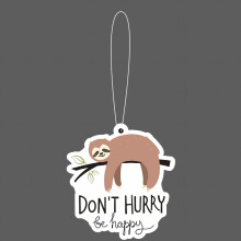 Dont Hurry Be Happy Cartoon Sloth Car Aromatherapy Sachets Tablets Air Fresheners Fragrance Perfume Interior Pendant ForAccessories