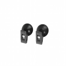 2pcs Portable Car Suction Cup Clip Car Interior Window Clip Sucker Removable Holder For Sunshade Curtain Ticket Car Accessories