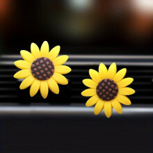 Sunflower Car Air Outlet Decoration Aromatherapy Clip Aromatherapy Tablets