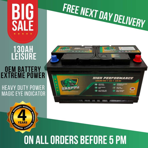 12V 130AH Leisure Battery High Power Deep Cycle