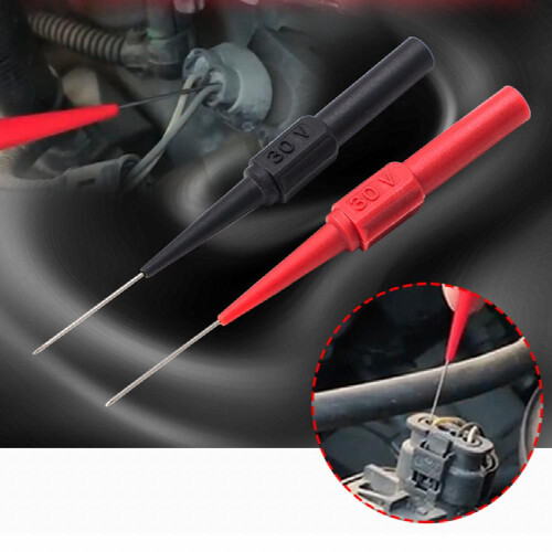30V Diagnostic Tools Multimeter Test Lead Extension Cord Back Piercing Needle Tip Probe Automotive Tool Accessories 1