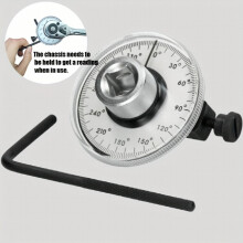 Rotary Protractor 2 54 5 08cm 360 Torque Wrench Ratchet Protractor Angle Measuring Device