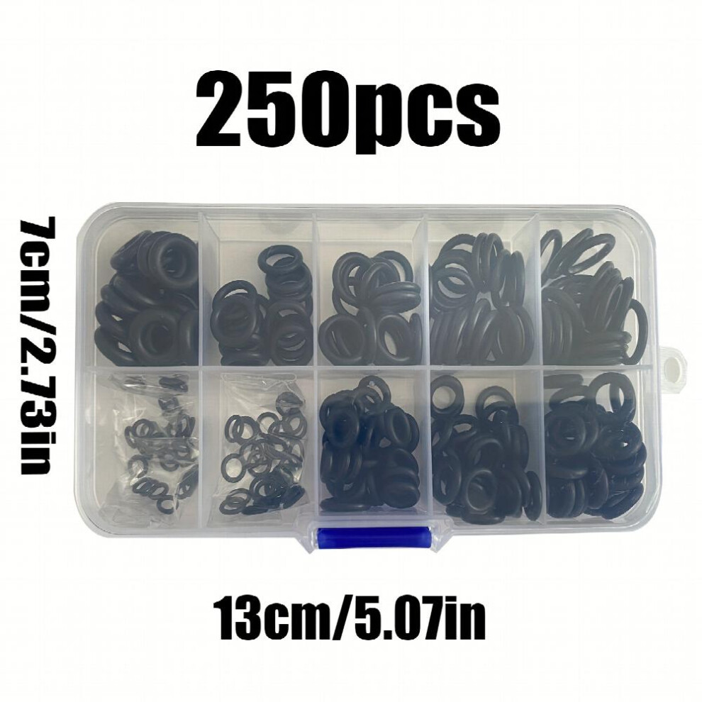 75 250Pcs Rubber Sealing Gasket Rings Kit Nitrile O Ring Washer Seal Assortment For Plumbing Automotive & General Repair 1 1 5Mm Thickness 885677467987