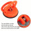 1pc Car Repair Sunken Pull Suction Cup Single Claw Large Pull Glass Suction Cup purpose Large Handling Suction Cup 7