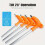 4mm T Shaped Hexagonal Wrench with Labor Saving Handle and Flat Ball Head 4