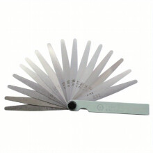Metric Thickness Feeler Gauge 0 02 1 00mm 17 Blades Mn Steel Measuring Tool For Gap Width