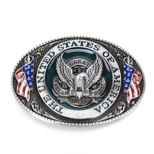 American Flag Eagle Belt Buckle 1