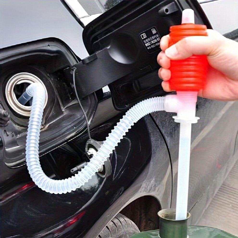 Portable Car Manual Hand Siphon Pump Hose Gas Transfer Pump For Gasoline Car Fuel Transfer Pump 885677488463