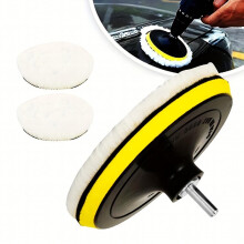 Household Commercial Car Wash High density Self adhesive Wool Polishing Disc For Home Use Waxing And Polishing For Paint Surface