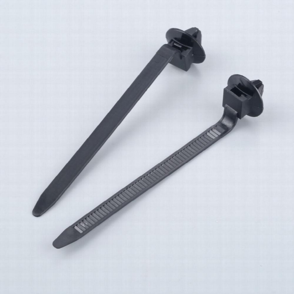 20Pcs Car Nylon Tie Wrap Cable Fixed Fasteners Clips Car Cable Fastening Zip Strap For All Cars Auto Fastener 885677489187