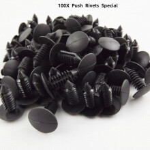 100pcs 8mm Universal Plastic Expansion Rivets Fasten Fenders and Bumpers Instantly