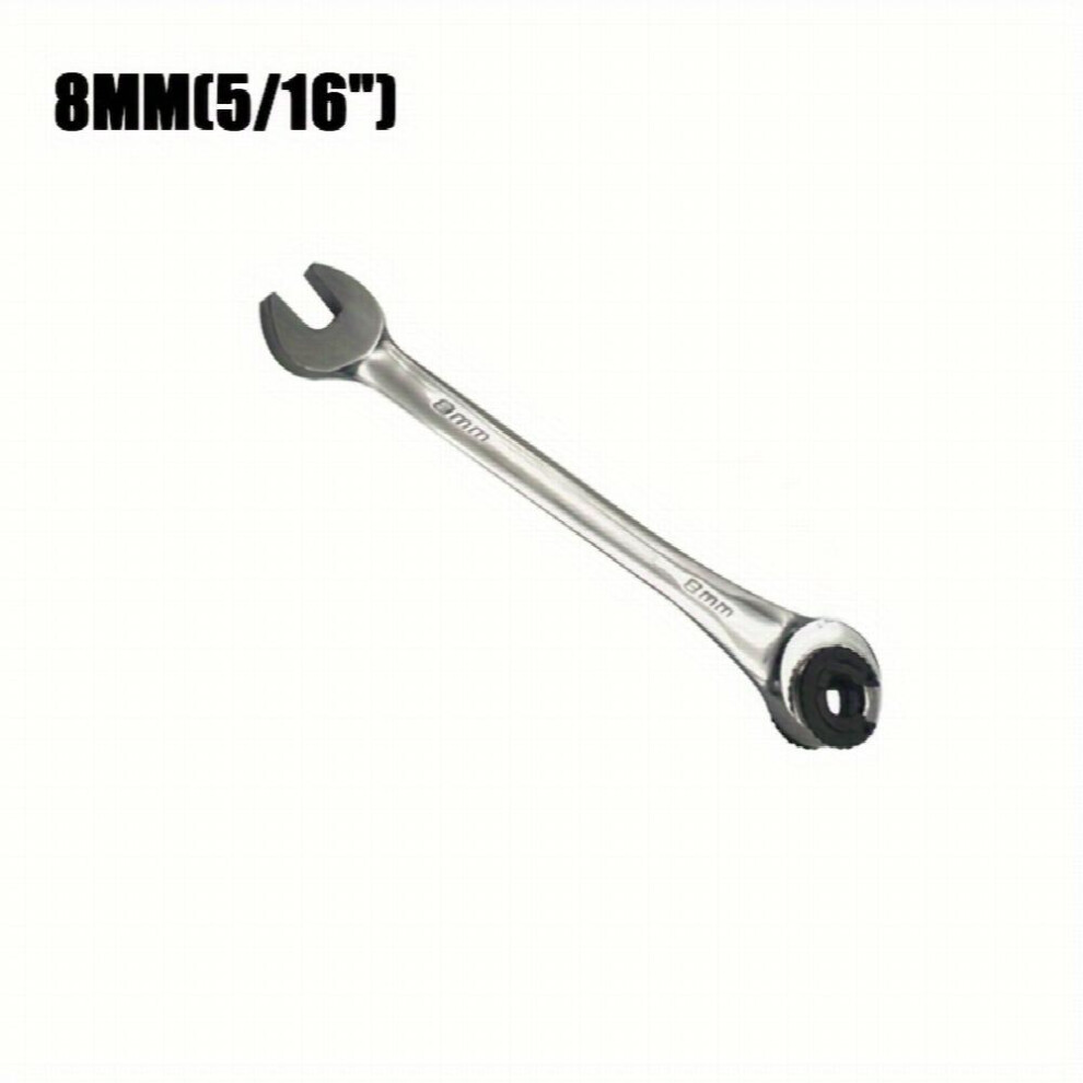 Fixed Head Tubing Ratchet Open End Wrench Dual Purpose Ratchet Tool Ratchet Combination Car Hand Tools 885677489477