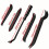 5pcs Auto Trim Removal Tool Kit No Scratch Plastic Pry Tool Kit Remove Interior Door Panels Clips Fast & Easily 3