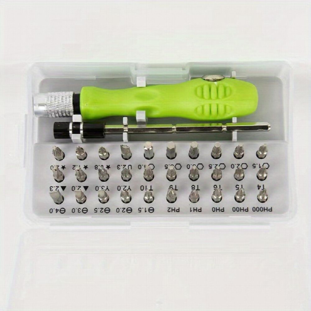 32 Piece Multifunctional Magnetic Precision Screwdriver Set Perfect For Phone Computer & Electronics Repair 885677489606